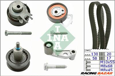 INA 530 0360 10 Vezérműszíj készlet -  VOLKSWAGEN GOLF IV (1J1) 1.4 Benzin  036 198 119 F