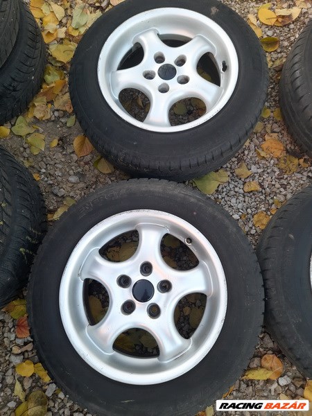  5x112-as 7,25x15" használt alufelni, rajta 185/65 újszerű Michelin nyári gumi sxx2 2. kép