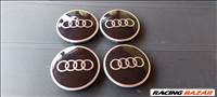 Új, gyári Audi alufelni kupak 60 mm Fekete