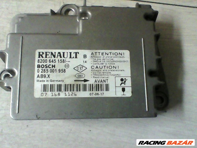 RENAULT CLIO 06-09 Légzsák indító elektronika 1. kép