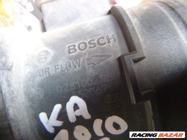 Ford Ka Mk2 FIAT 500 2010 1,3 JTD   1,9 JTD  légtömegmérő  55206757 BOSCH 0281002980 5. kép
