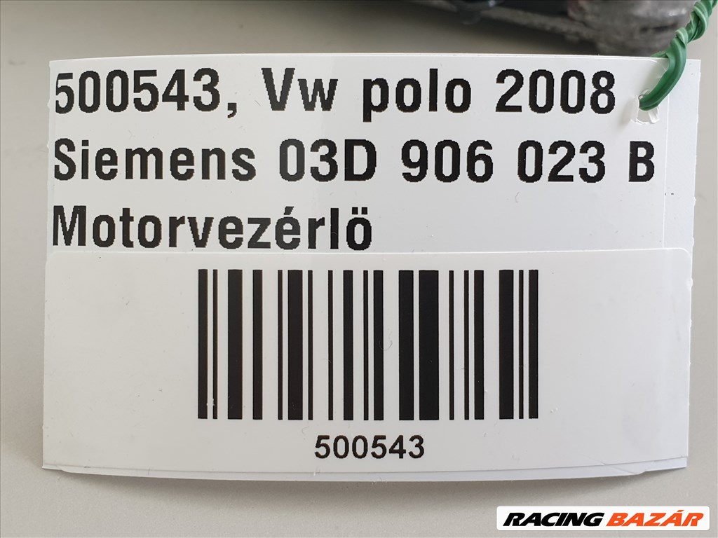 VOLKSWAGEN POLO , Siemens, 03D 906 023 B, 543 / motorvezérlő 2. kép