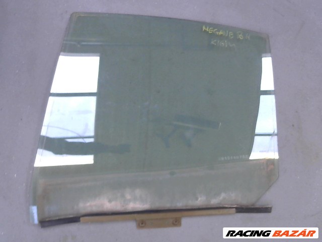 RENAULT MEGANE 95-99 Bal hátsó ajtóüveg 1. kép
