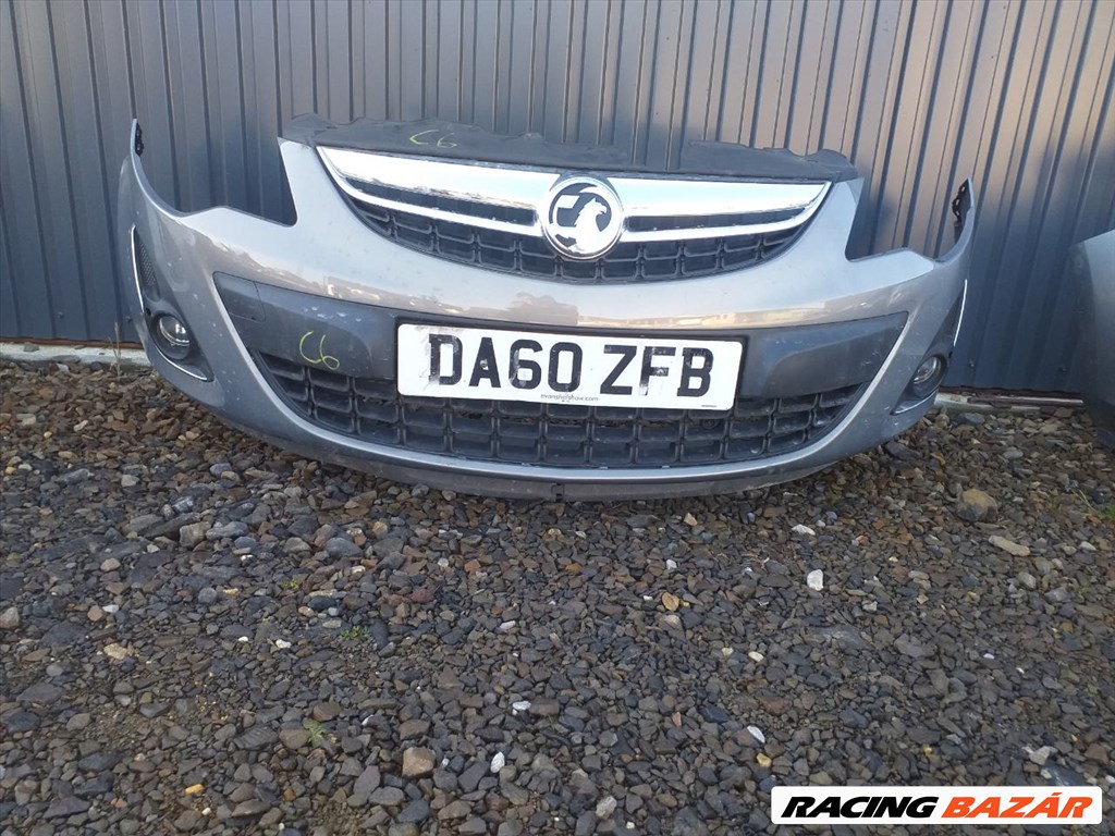 Opel Corsa D első lökhárító Z40W barna facelift 1. kép