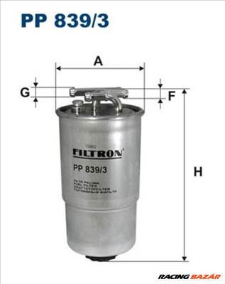 FILTRON pp8393 Üzemanyagszűrő - VOLKSWAGEN