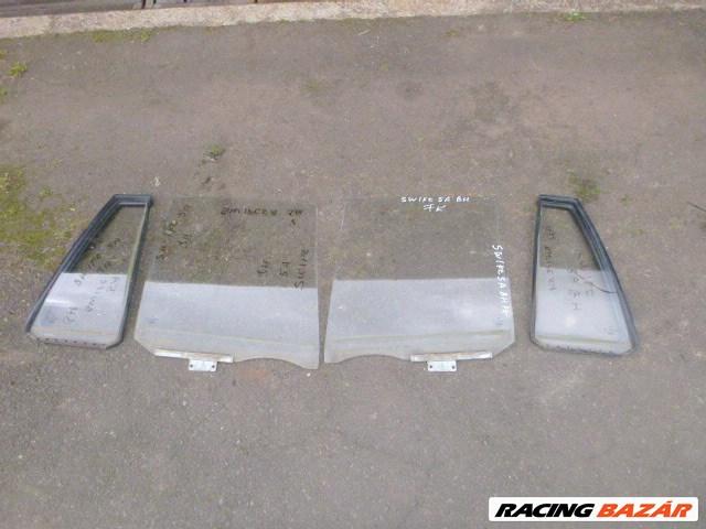 Suzuki Swift III 1998 5 AJTÓS HÁTSÓ ajtóüveg  1. kép