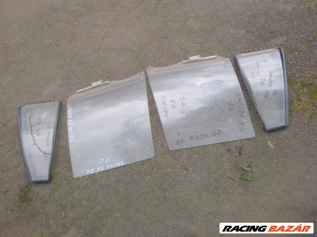 Suzuki Swift III 1998 5 AJTÓS HÁTSÓ ajtóüveg  4. kép