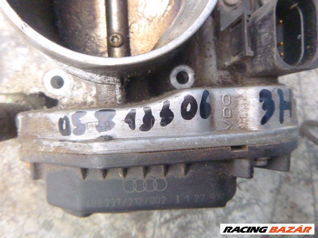 Audi A4 (B5 - 8D) B5 - 8D 1,6 ADP 058133063H Fojtószelep (Mechanikus) 3. kép