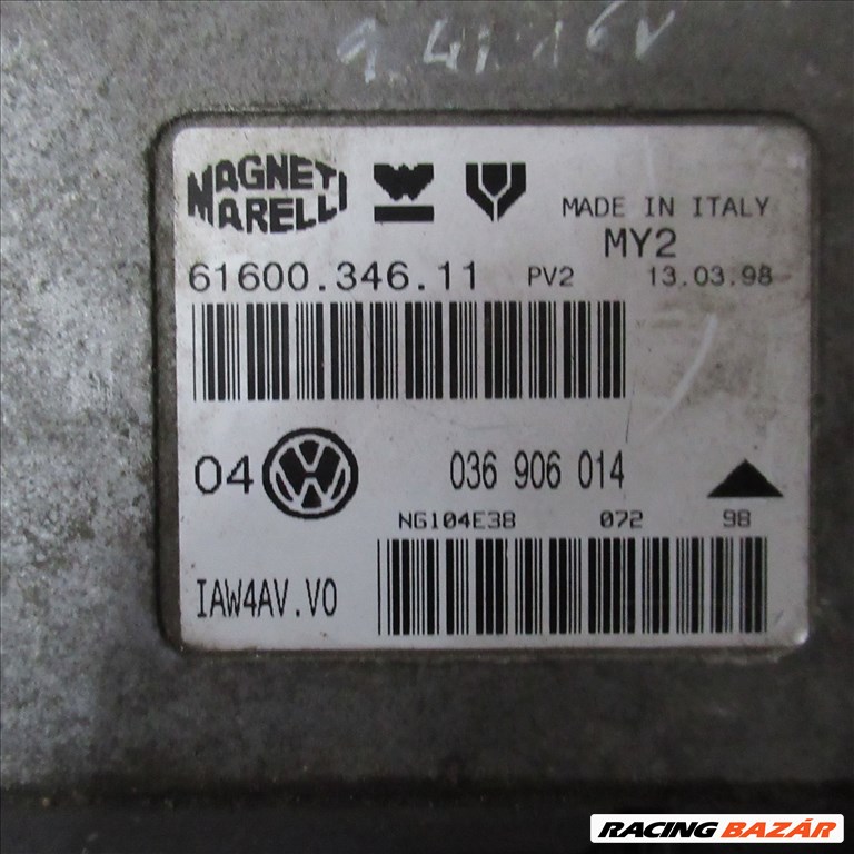 Volkswagen Golf IV 1.4 16V motorvezérlő  036906014 1. kép