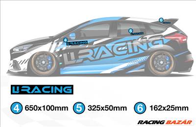 LLRacing autós matrica - több méret