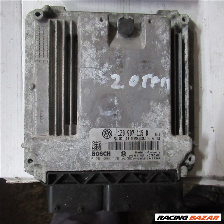 Skoda Octavia II RS 2.0 TFSI motorvezérlő  1z0907115d 2. kép