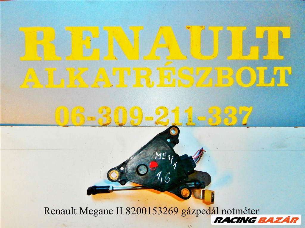 Renault Megane II 8200153269 gázpedál potméter 1. kép