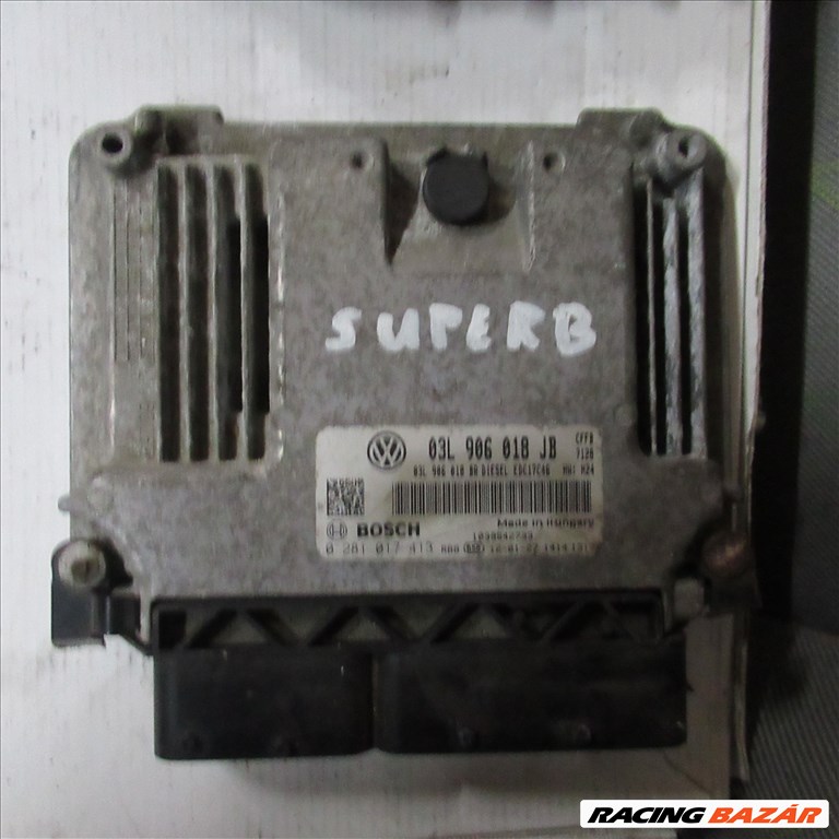 Skoda Superb II 2.0 TDI-CR motorvezérlő CFG motorkód 03l906018jb 2. kép