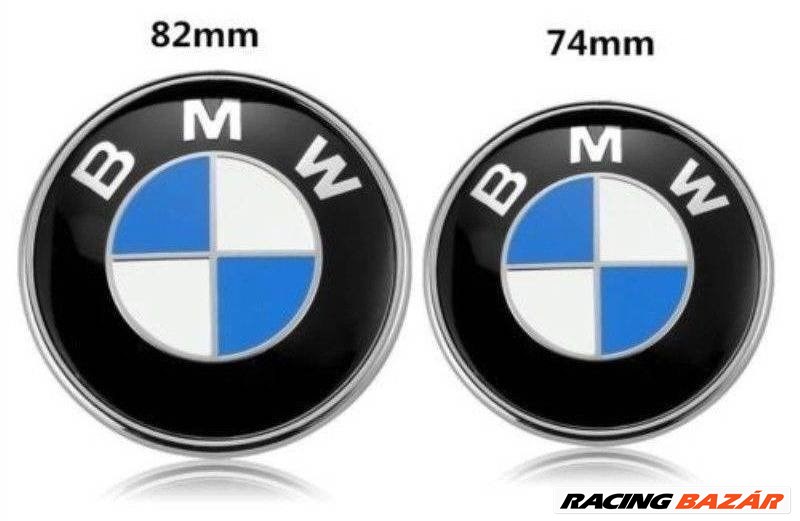 Új BMW 82mm / 74mm csomagtér csomagtartó gépház motorháztető embléma jel 51148132375 1. kép