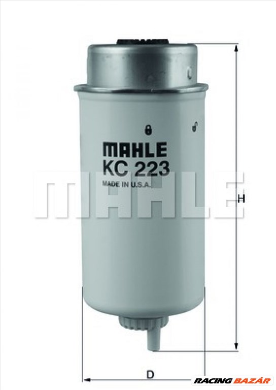MAHLE ORIGINAL KC223 Üzemanyagszűrő - FORD 1. kép