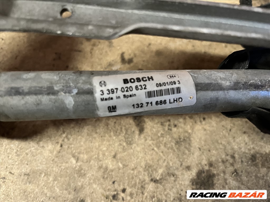 Opel Astra H első ablaktörlő szerkezet motorral 13271686 3. kép