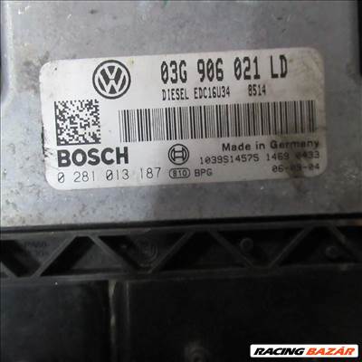 Volkswagen Golf V 2.0 TDI motorvezérlő BKD motorkód 03g906021ld