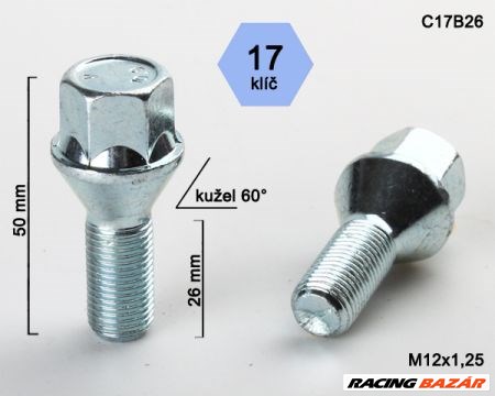 Alfa Romeo 147 kerékcsavar szett (Alfa Romeo 147 felnicsavar) 1. kép