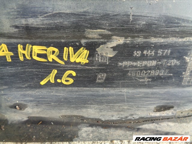 Opel Meriva A 1.6 alsó motorvédő  13114571 2. kép