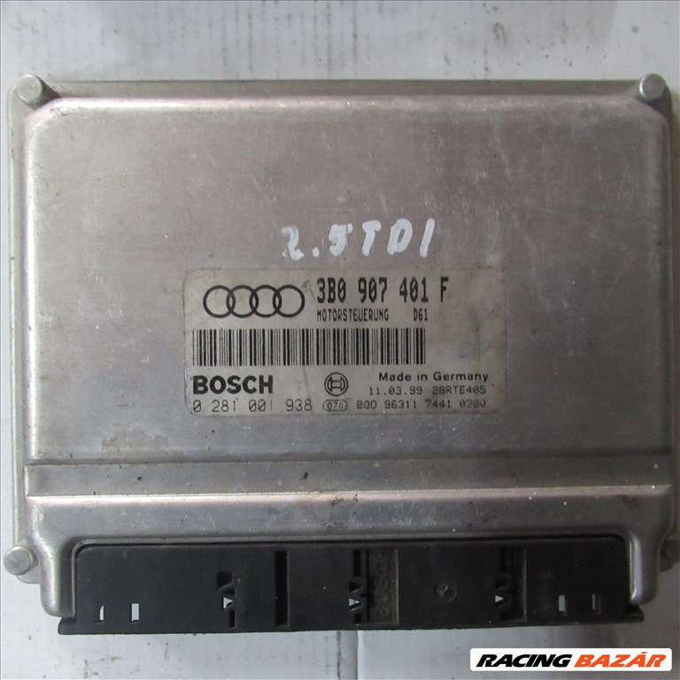 Audi A6 (C5 - 4B) 2.5 TDI motorvezérlő  3b0907401f 2. kép