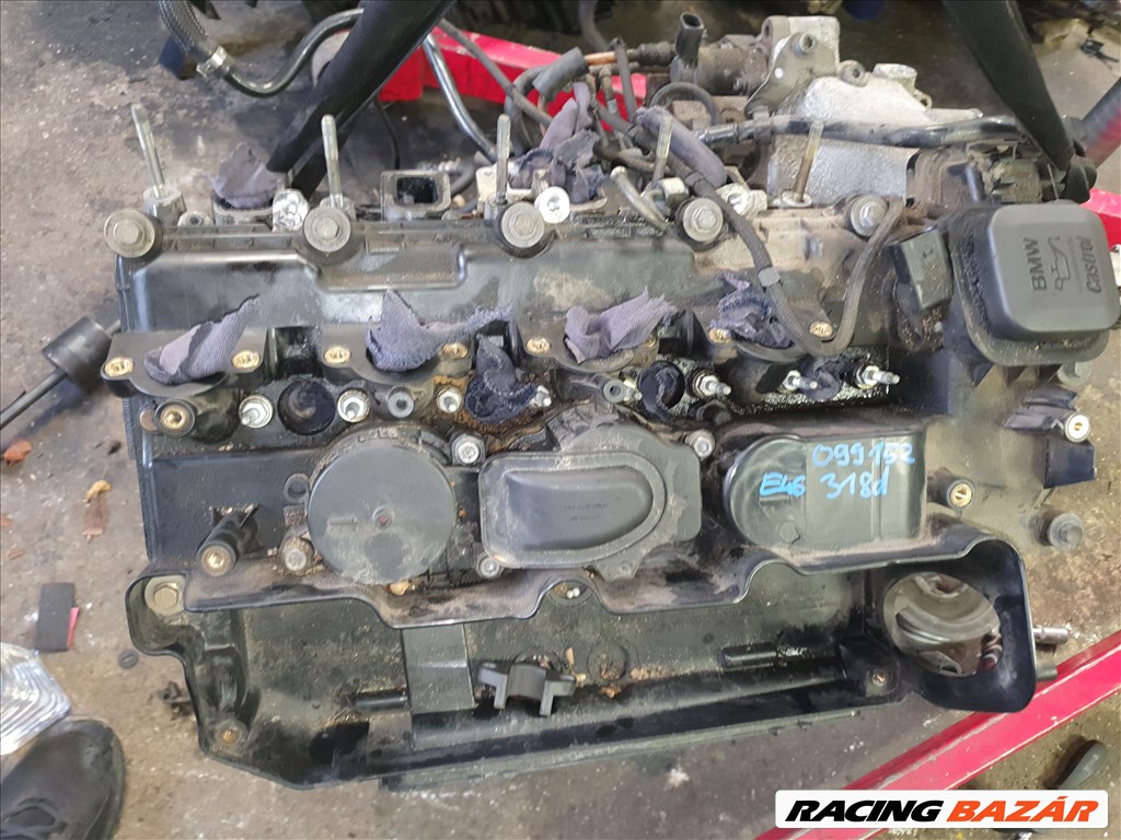 BMW E46 318d 318td 204D4 M47TUD20 M47 115le diesel motor csupaszon (099155)  1. kép