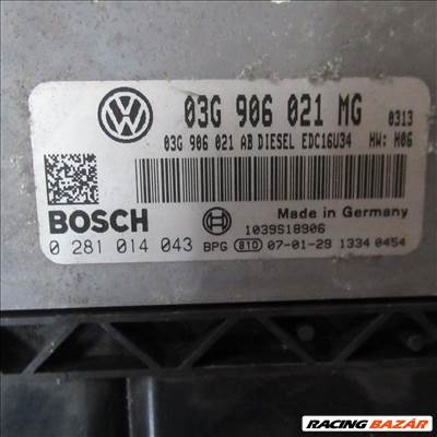 Volkswagen Passat B6 1.9 TDI motorvezérlő BLS motorkód 03g906021mg