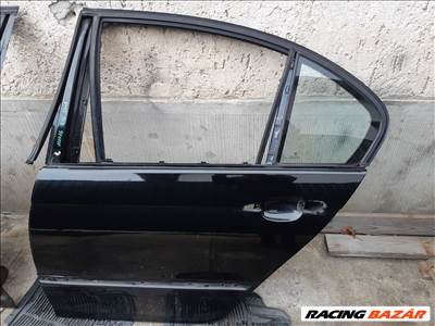 BMW E46 sedan fekete schwarz 2 bal hátsó ajtó (kis rozsdával) eladó (101016)