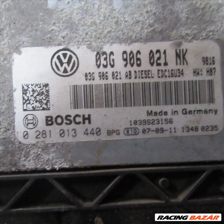Volkswagen Passat B6 2.0 TDI motorvezérlő BMP motorkód 03g906021nk 1. kép
