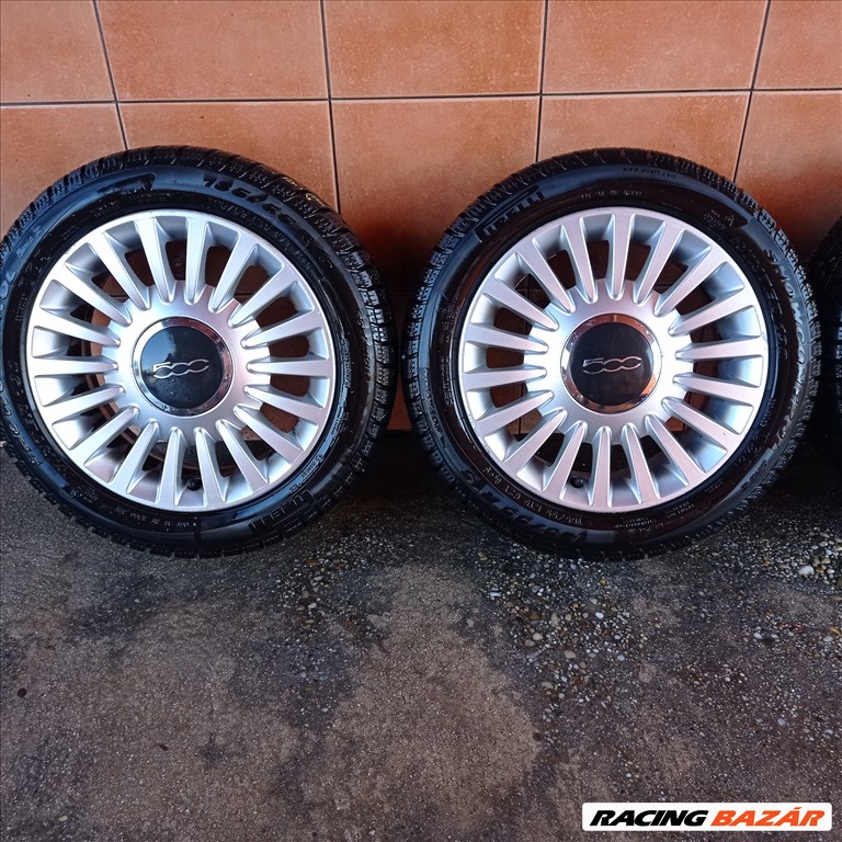 FIAT 500 15" ALUFELNI 4X98 TÈLI 185/55R15 GUMIVAL OLCSÒN!!!!! 2. kép