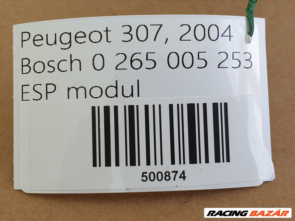 PEUGEOT 307 ,Bosch 0 265 005 253, ESP modul, / 874 / gyorsulás érzékelő  2. kép