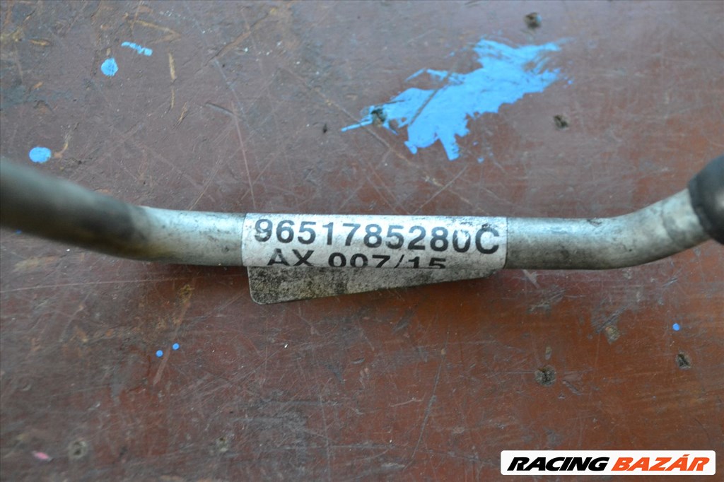 Citroen, Peugeot 1.6 HDi turbó olajzó cső! 9651785280C, 9651785280 C 4. kép
