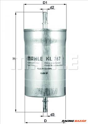 MAHLE ORIGINAL kl767 Üzemanyagszűrő - SEAT