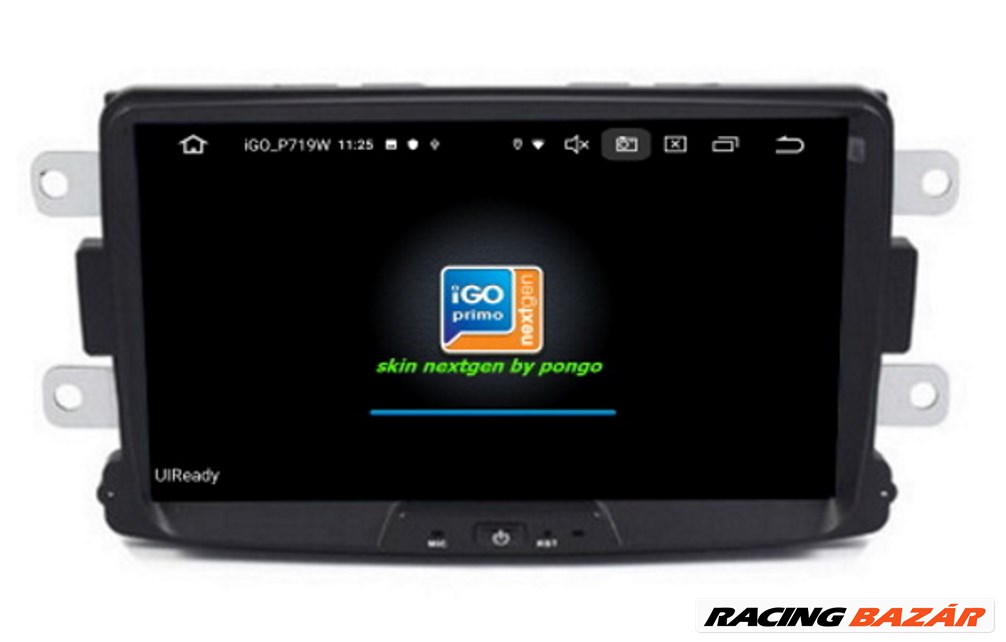 Dacia Android 10 Multimédia, 2+32 GB, CarPlay, GPS, Wifi, Bluetooth, Tolatókamerával! 2. kép