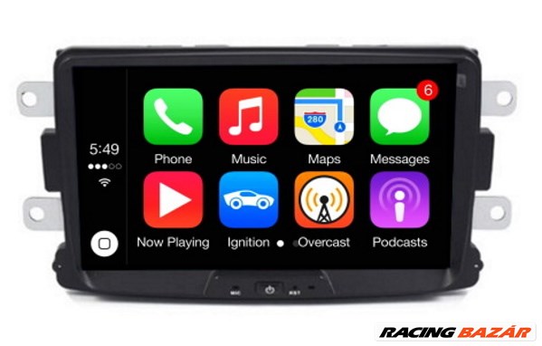 Dacia Android 10 Multimédia, 2+32 GB, CarPlay, GPS, Wifi, Bluetooth, Tolatókamerával! 3. kép