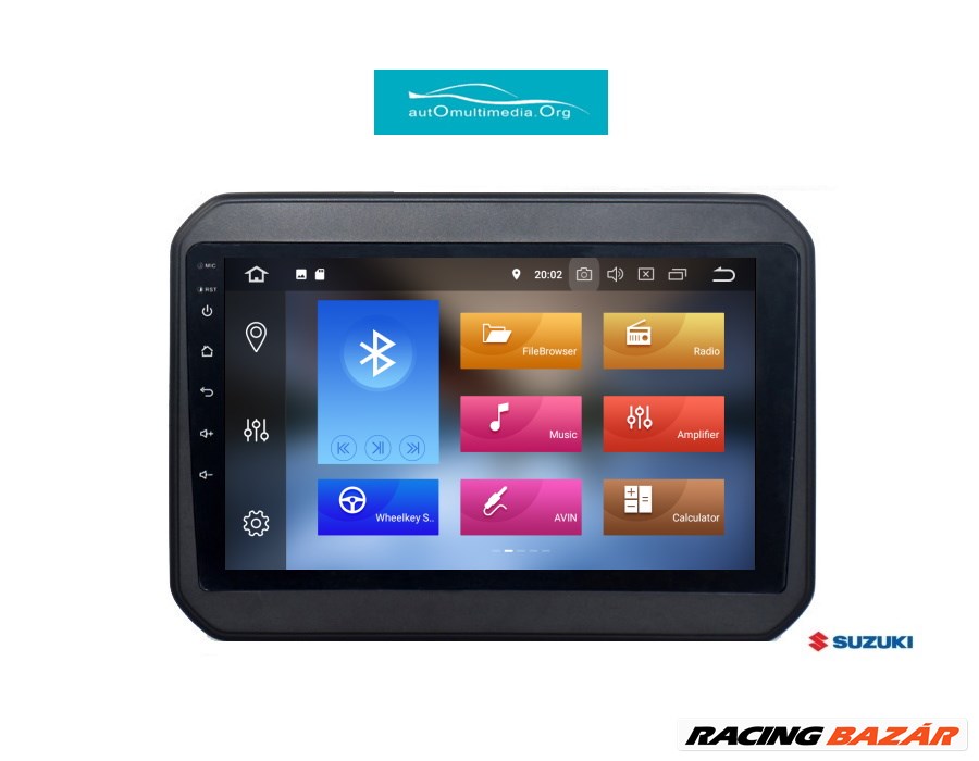 Suzuki Ignis Android 2+32 GB Multimédia Bluetooth GPS Autórádió Tolatókamerával! 3. kép