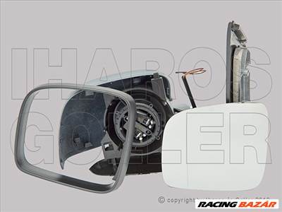 VW Caddy 2015-2020 - Külső tükör bal, el. állíth., fűth., aszf., fény.