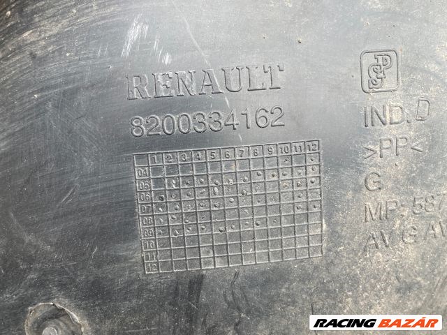  RENAULT CLIO III Bal első Első Dobbetét (Kerékjára 8200334162 3. kép