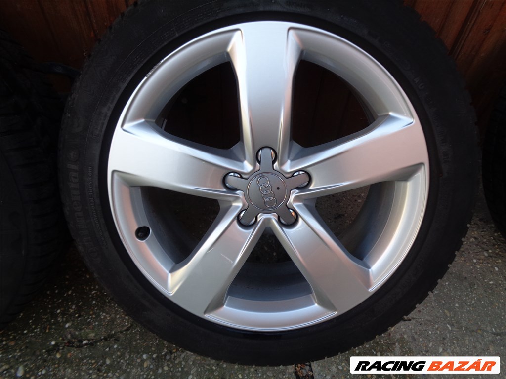 Audi A6 4G gyári 7,5X18-as 5X112-es ET37 könnyűfém felni garnítúra eladó 2. kép