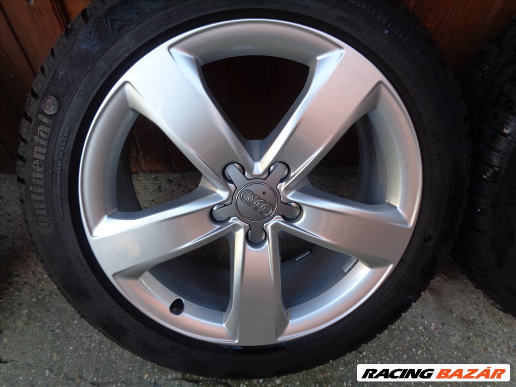 Audi A6 4G gyári 7,5X18-as 5X112-es ET37 könnyűfém felni garnítúra eladó 3. kép