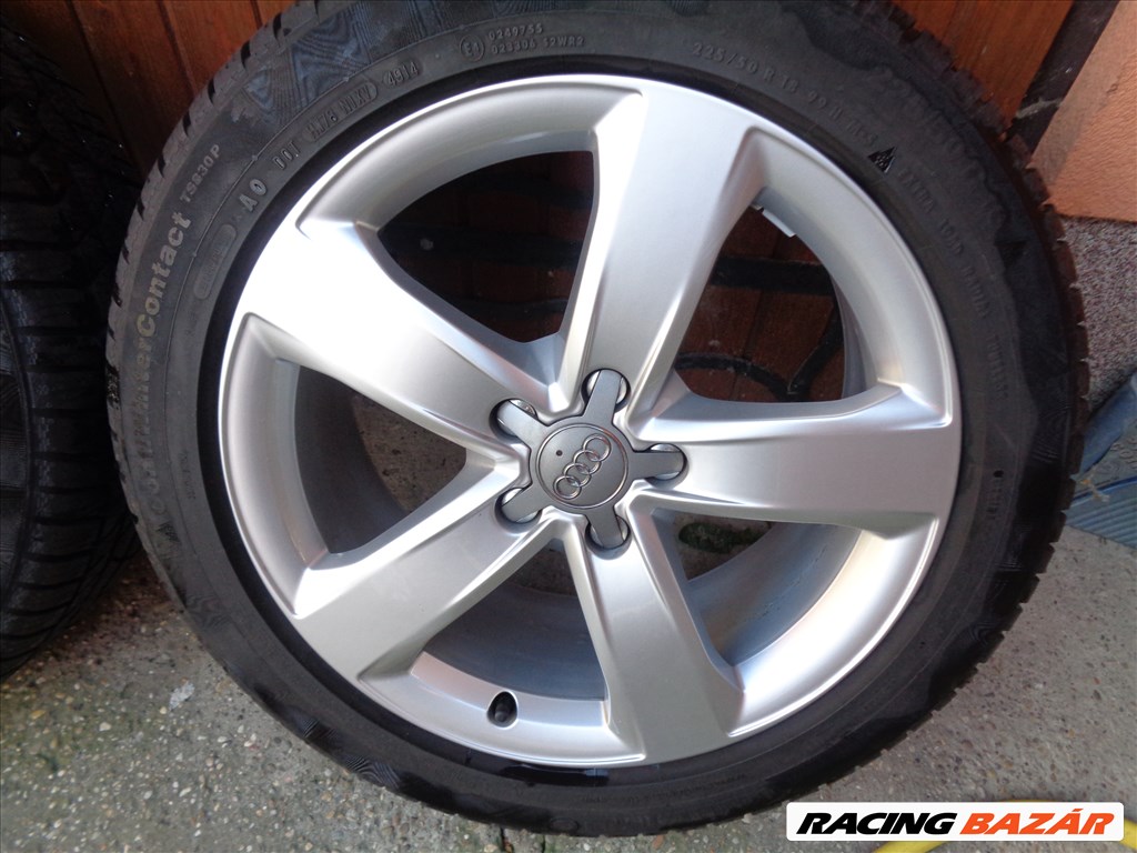 Audi A6 4G gyári 7,5X18-as 5X112-es ET37 könnyűfém felni garnítúra eladó 4. kép