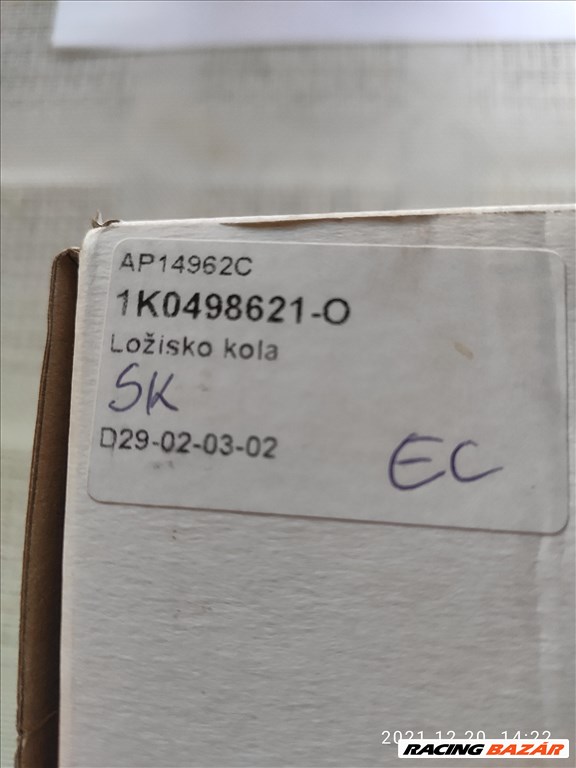 Skoda Octavia II kerékcsapágy  1k0498621o 2. kép