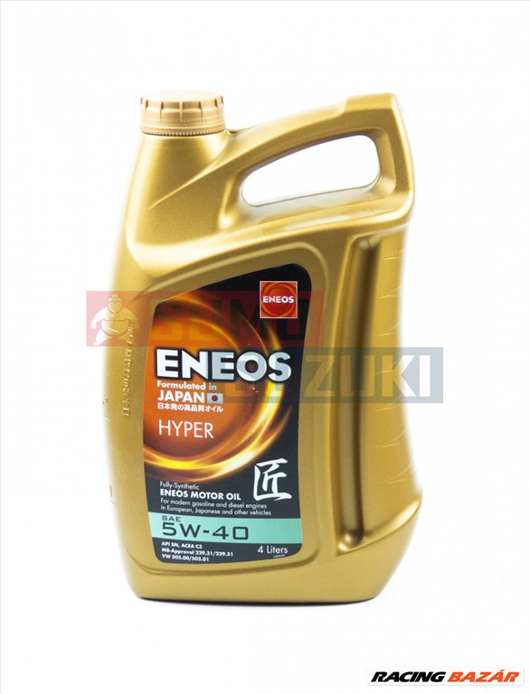Eneos Premium Hyper 5W40 teljesen szintetikus motorolaj 4 liter 1. kép