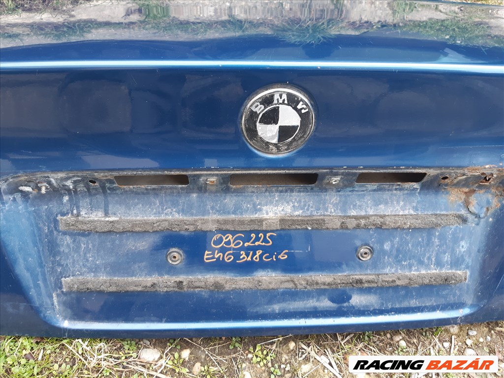 BMW E46 coupe kék topasblau csomagtér fedél ajtó üresen hibával eladó (096225)  3. kép