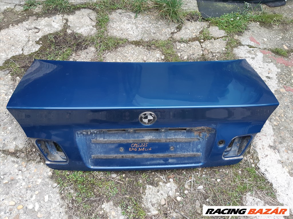BMW E46 coupe kék topasblau csomagtér fedél ajtó üresen hibával eladó (096225)  1. kép