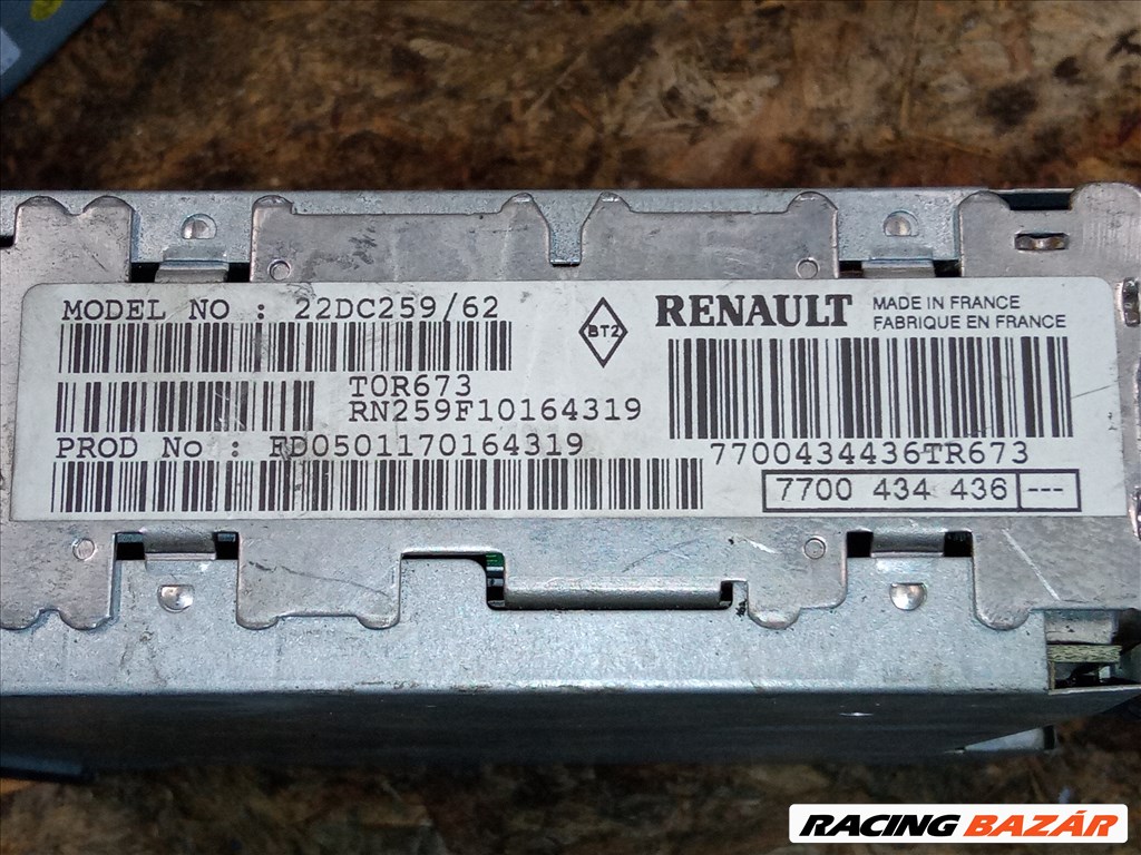 Renault Magnós Rádió 7700434436 2. kép