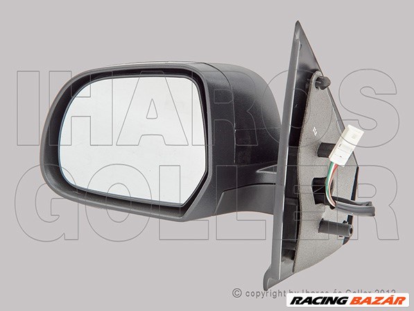 Dacia Dokker 2012- - Külső tükör bal, el.áll., domb., fűth., fekete 1. kép