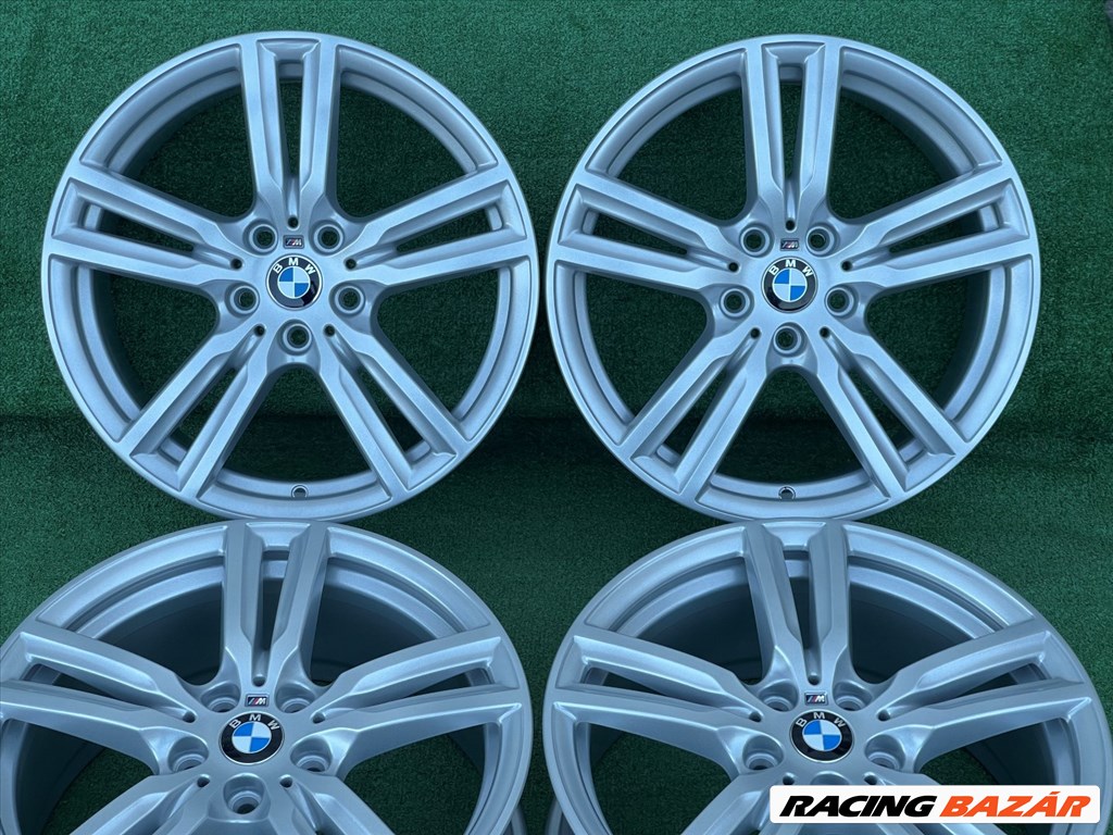 R18 5x112 (66.6) Original BMW Styling  M486  - 8J ET57 - F40, F41 , F44 , F45 , F46 Silver 1. kép