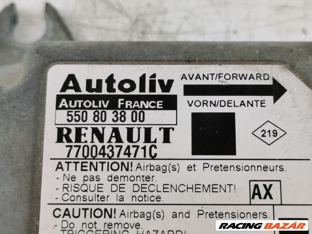 Renault Scénic I 2.0 16V Légzsák Elektronika #190 550803800 7700437471c 3. kép