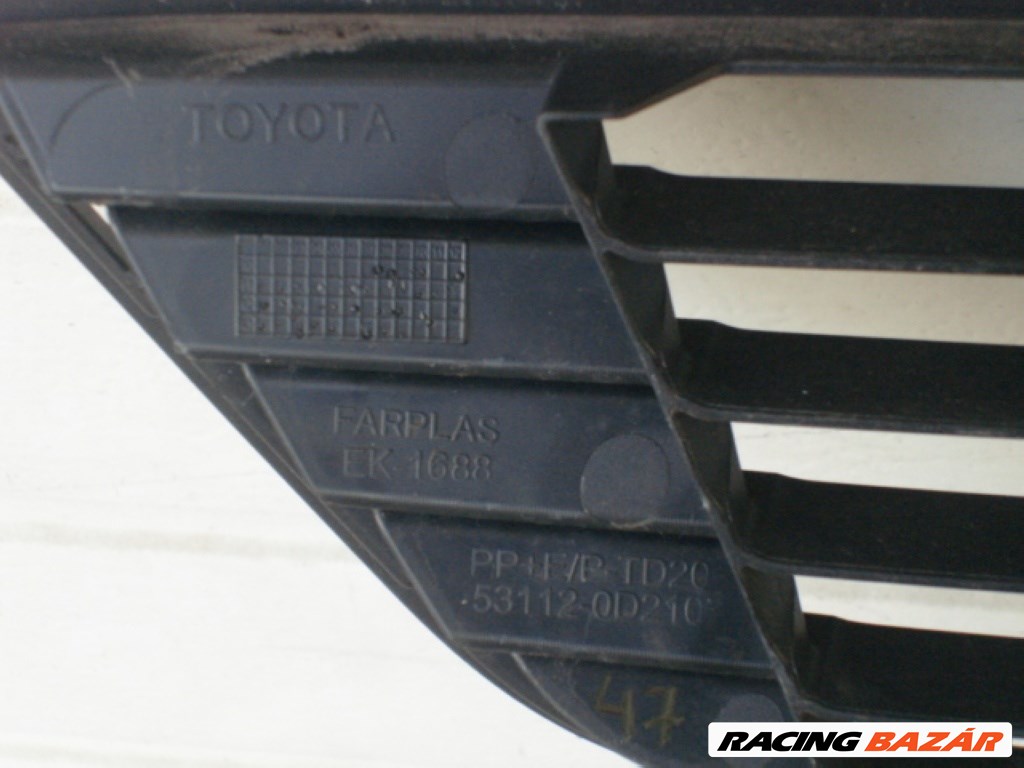 Toyota Yaris első lökhárító rács 2012-től   53112-OD210  4. kép