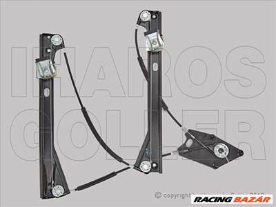 VW Polo 2009-2014 - Ablakemelő motor nélkül, bal első (3 ajtós)